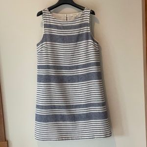 “Alina” Navy/White Stripe Beach Lunch Lounge Shift